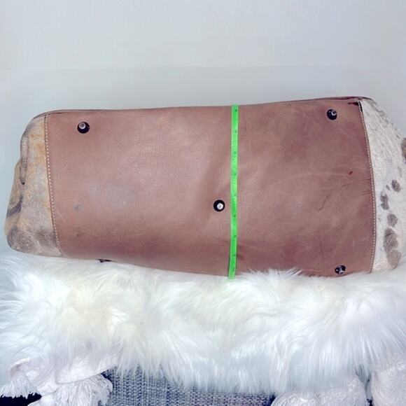 Terrida Tangaroa Venezia Animal Print Leather Travel Duffle Weekend Bag - Picture 13 of 16